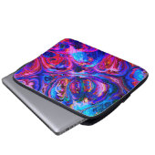 Moderne Lila Farbpalette Laptopschutzhülle (Vorne Knopf)