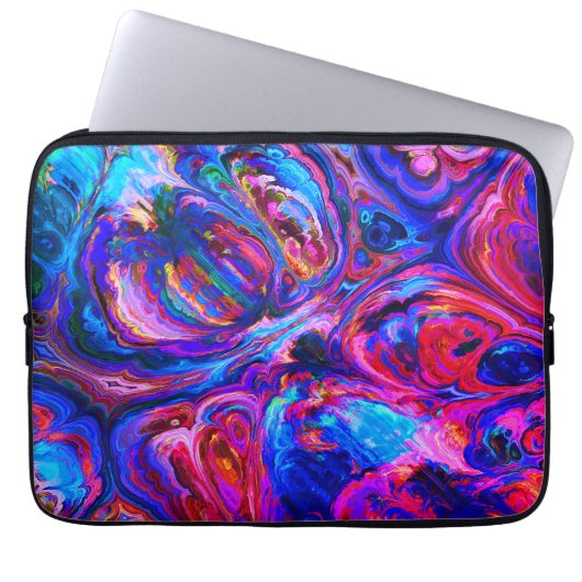 Moderne Lila Farbpalette Laptopschutzhülle (Vorderseite)