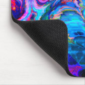Moderne Lila Farbpalette Mousepad (Ecke)