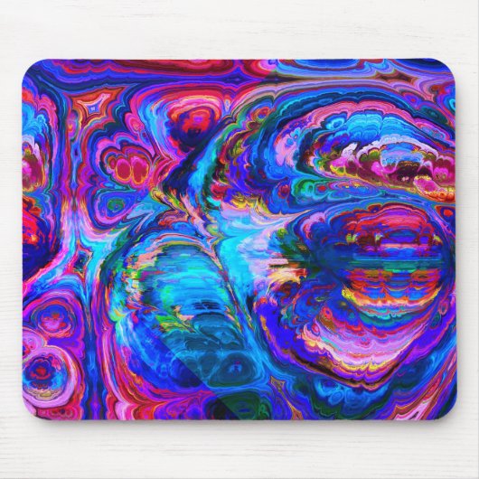 Moderne Lila Farbpalette Mousepad (Vorne)