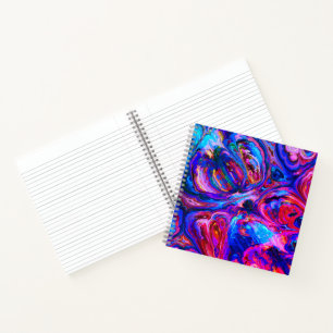 Moderne Lila Farbpalette Notizblock