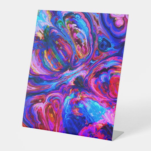 Moderne Lila Farbpalette Sockelschild (Vorderseite)