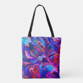 Moderne Lila Farbpalette Tasche (Rückseite)