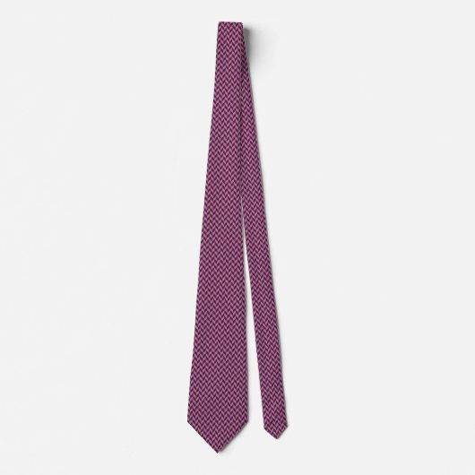 Moderne Lila geometrische Muster Neck Tie Krawatte (Vorderseite)