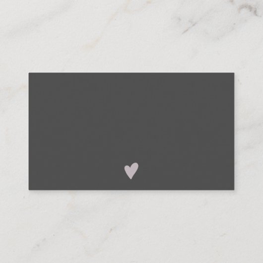 Moderne lila Glitzer ombre Bestellung Vielen Dank Visitenkarte (Rückseite)