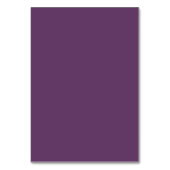 Moderne Lila Hochzeit Tischnummer (Rückseite)