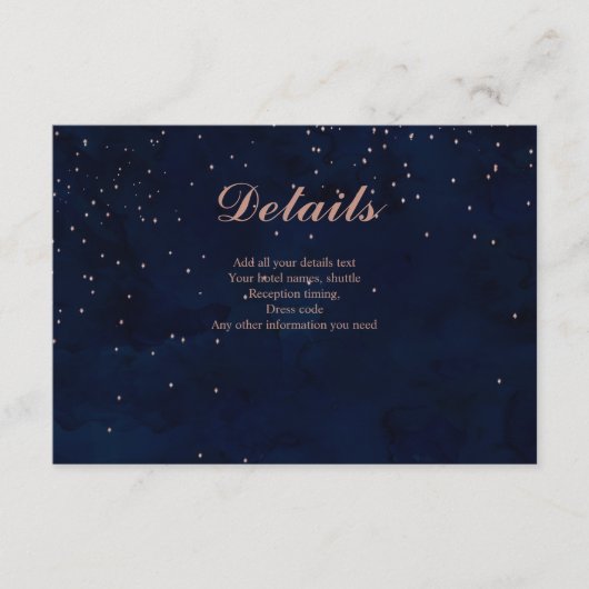 Moderne lila Hochzeitsrichtung Begleitkarte (Vorderseite)