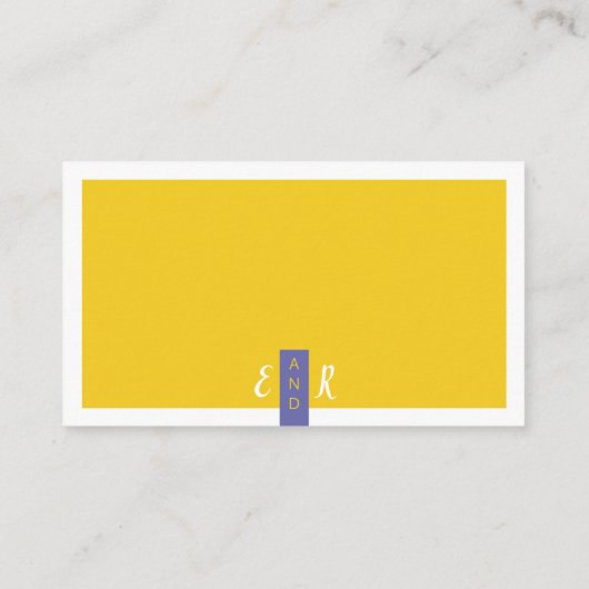 Moderne lila Hochzeitswebsite Begleitkarte (Rückseite)