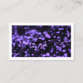 Moderne Lila Imitate | GLITZER CHRISTLICH Visitenkarte (Rückseite)