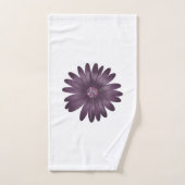 Moderne lila Lage mit Glitzer Badhandtuch Set (Handtuch)