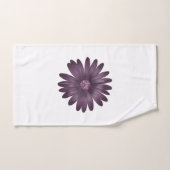 Moderne lila Lage mit Glitzer Badhandtuch Set (Handtuch)