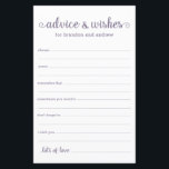 Moderne Lila LGBTQ-Hochzeitsberatung und Wünsche<br><div class="desc">Diese einfachen, lila und weißen, modernen, minimalistischen, handgeschriebenen LGBTQ Advice & Wishings Laken sind ideal, um bei Ihrem Brautparty, Probe Dinner oder Hochzeitsfeier zu essen. Die Menschen werden die Liebe haben, die Anweisungen zu bekommen - sie machen es so einfach, liebende Ratschläge und gute Wünsche verlassen. Sie werden noch auf...</div>