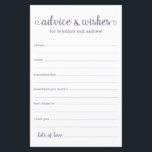 Moderne Lila LGBTQ-Hochzeitsberatung und Wünsche<br><div class="desc">Diese einfachen, lila und weißen, modernen, minimalistischen, handgeschriebenen LGBTQ Advice & Wishings Laken sind ideal, um bei Ihrem Brautparty, Probe Dinner oder Hochzeitsfeier zu essen. Die Menschen werden die Liebe haben, die Anweisungen zu bekommen - sie machen es so einfach, liebende Ratschläge und gute Wünsche verlassen. Sie werden noch auf...</div>