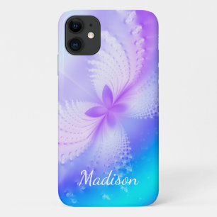 Moderne lila Mädchenhaft abstrakte Schmetterlingsn Case-Mate iPhone Hülle