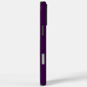 Moderne lila Monogramm-Initialen Zeitgenössisch Case-Mate iPhone Hülle (Rückseite / Rechts)