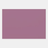 Moderne, Lila Papiertücher mit fester Farbe Geschenkpapier Set (Vorderseite 3)