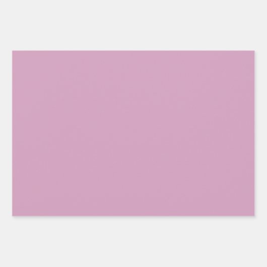 Moderne, Lila Papiertücher mit fester Farbe Geschenkpapier Set (Vorderseite 2)