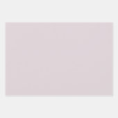 Moderne, Lila Papiertücher mit fester Farbe Geschenkpapier Set (Vorderseite)