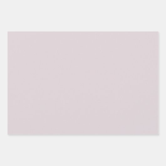 Moderne, Lila Papiertücher mit fester Farbe Geschenkpapier Set (Vorderseite)