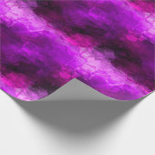 Moderne Lila rosa Abstrakt Geometrie Geschenkpapier (Ecke)