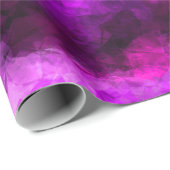 Moderne Lila rosa Abstrakt Geometrie Geschenkpapier (Rolleneckpunkt)