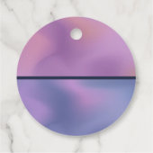 Moderne Lila & rosa Dreharbeiten Abstrakt Danke Geschenkanhänger (Rückseite)