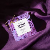 Moderne Lila Rose Foto Brautparty Vielen Dank Geschenkanhänger