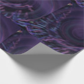 MODERNE LILA Schnecke Geschenkpapier (Ecke)