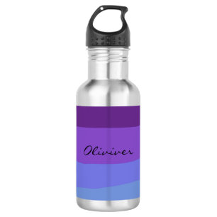Moderne Lila Tone-Wüste Edelstahlflasche
