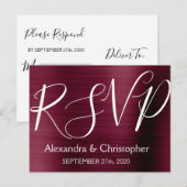 Moderne Lila UAWG Einladungspostkarte (Vorne/Hinten)