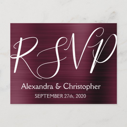 Moderne Lila UAWG Einladungspostkarte (Vorderseite)