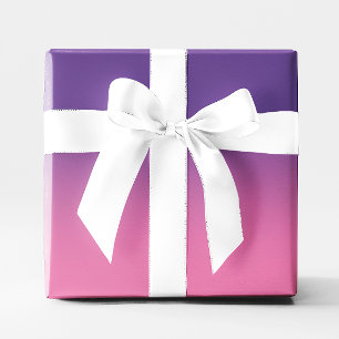 Moderne lila und rosa Ombre Geschenkpapier