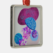 Moderne lila und zyklische Formen Ornament Aus Metall (Rechts)