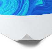 Moderne lila und zyklische Formen Poster (Ecke)