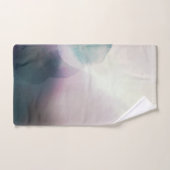 Moderne Lila Wasserfarbe Abstrakt Badhandtuch Set (Handtuch)