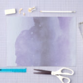 Moderne Lila Wasserfarbenhochzeit Seidenpapier (Handwerk)