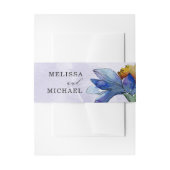 Moderne Lila Wasserfarbensaison Einladungsbanderole (Vorderseite Beispiel)