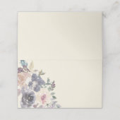 Moderne Lila Wasserpfeife Platzkarte (Außenseite Aufgefaltet)