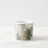 Moderne Lilie Espressotasse (Vorderseite)