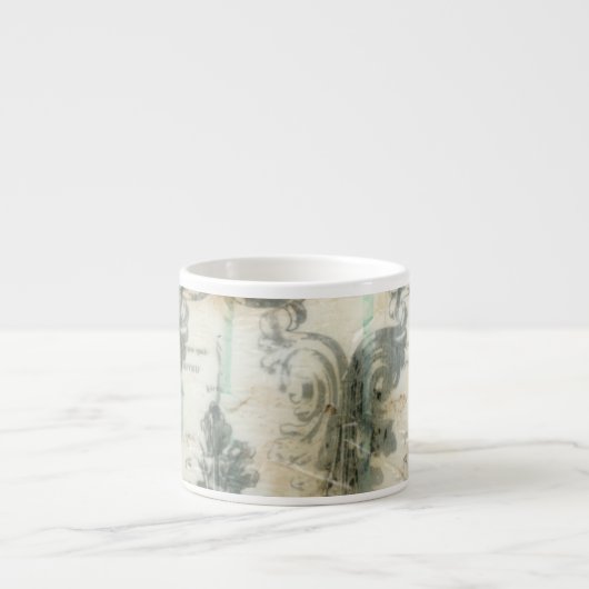 Moderne Lilie Espressotasse (Vorderseite)