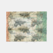 Moderne Lilie Fleecedecke (Vorderseite (Horizontal))