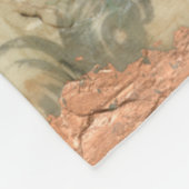 Moderne Lilie Fleecedecke (Ecke)