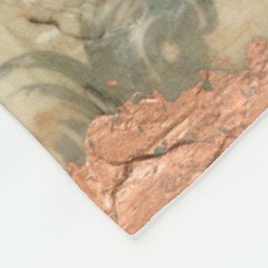 Moderne Lilie Fleecedecke (Ecke)