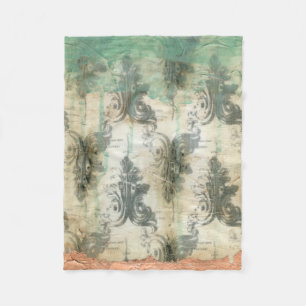 Moderne Lilie Fleecedecke