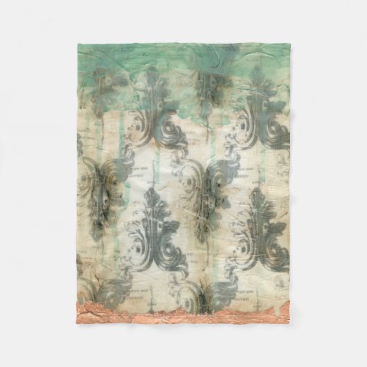 Moderne Lilie Fleecedecke (Vorderseite)