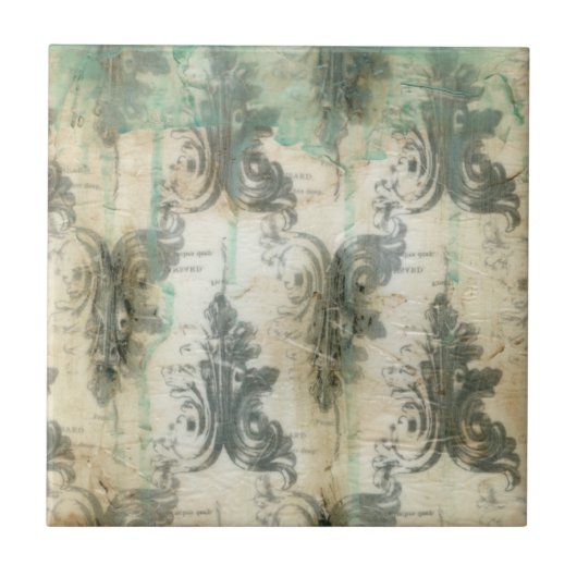 Moderne Lilie Fliese (Vorderseite)