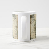 Moderne Lilie Jumbo-Tasse (Rückseite)