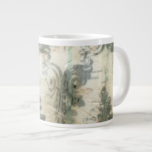 Moderne Lilie Jumbo-Tasse (Vorderseite Rechts)