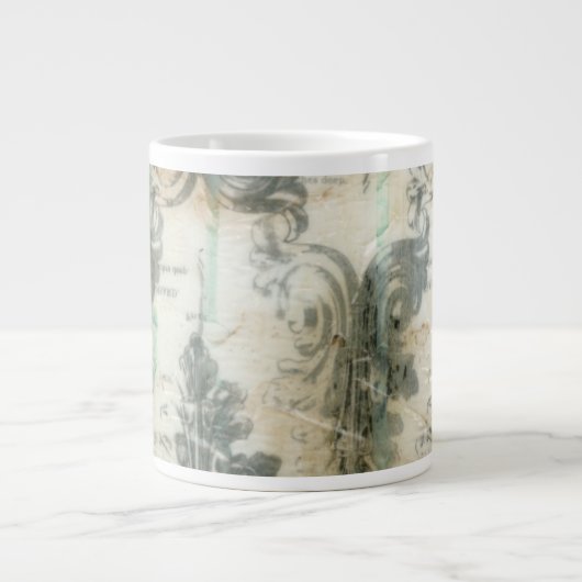 Moderne Lilie Jumbo-Tasse (Vorderseite)