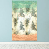 Moderne Lilie Leinwanddruck (Insitu (Holzboden))